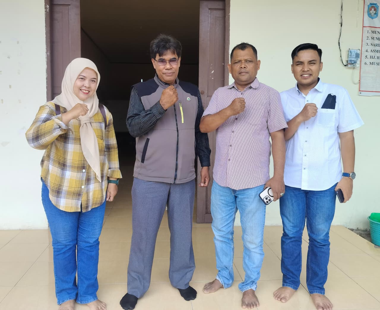 Pendamping Desa Kecamatan Sungai Ambawang Tinjau Progres Kegitan di Desa Sungai Malaya